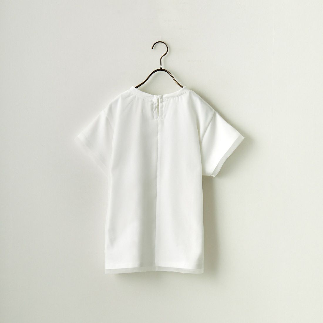 MICA&DEAL [マイカアンドディール] オーガンジーレイヤードTシャツ [0123209087] WHITE