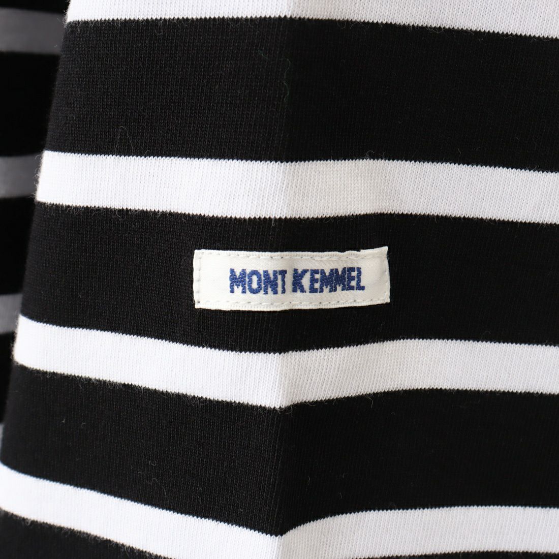 MONT KEMMEL [モンケメル] ショートスリーブバスクシャツ [MKL-000-231014] BLK/WHT
