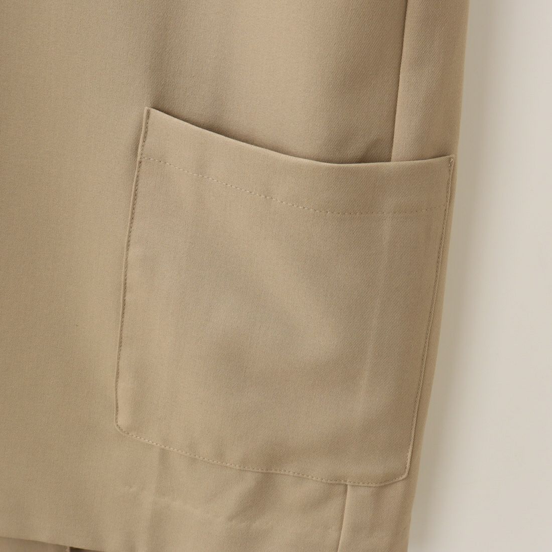 ALLUMER [アリュメール] コットンレーヨンミドルレングスジレ [8254615] 505 BEIGE