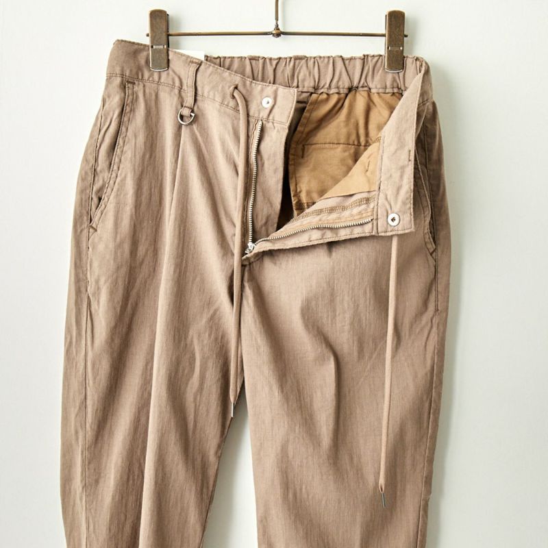 Jeans Factory Clothes [ジーンズファクトリークローズ] ハイブリットリネン1Pイージートラウザー [JFC-232-033] 67 BEG