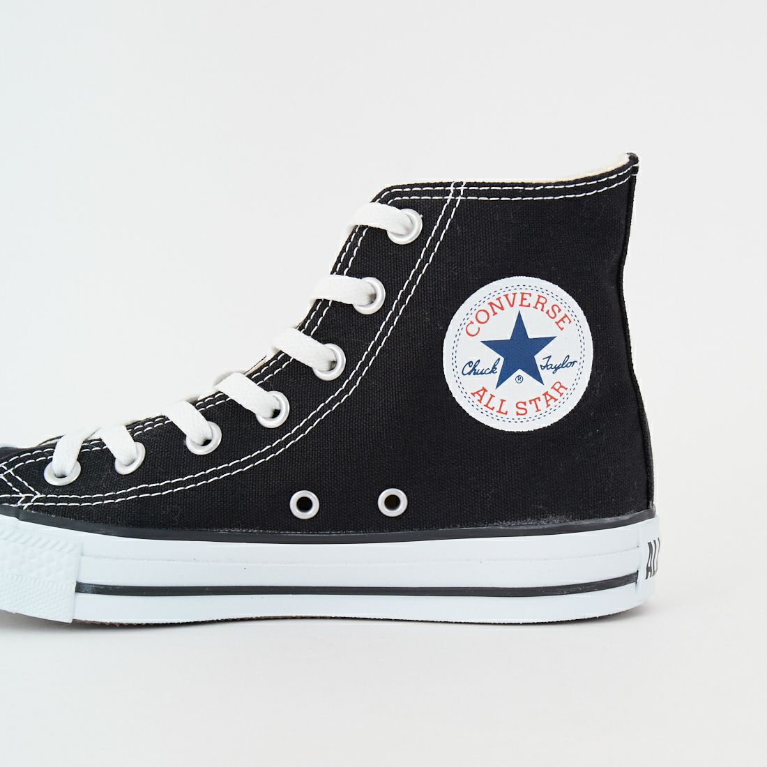 CONVERSE [コンバース] オールスターHI キャンバススニーカー [CANVAS-AS-HI] 3010 ﾌﾞﾗｯｸ