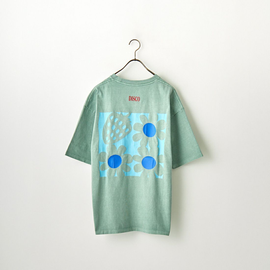 Jeans Factory Clothes [ジーンズファクトリークローズ] DISCOプリントTシャツ [2322-420IN-A] MINT