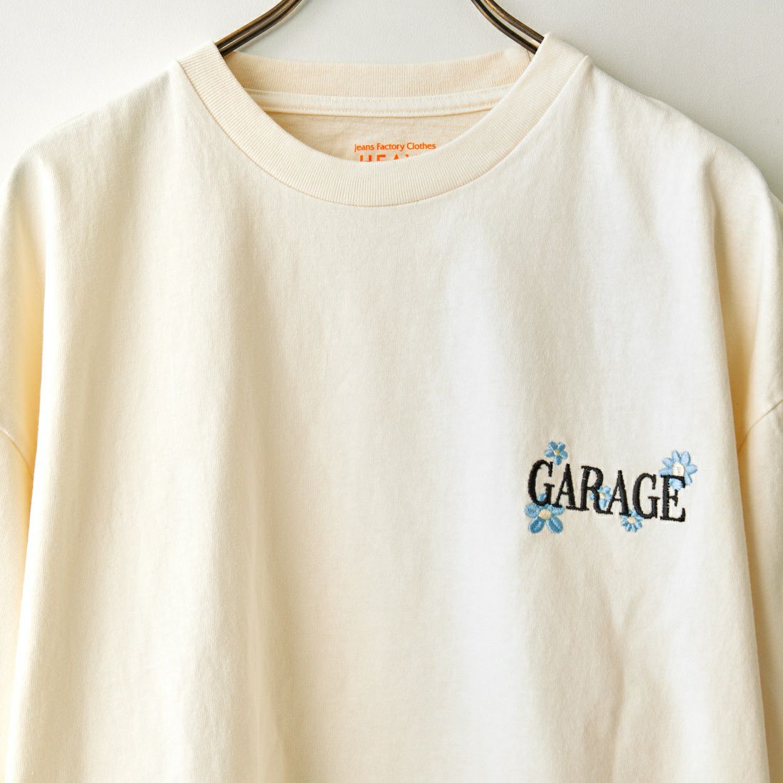 Jeans Factory Clothes [ジーンズファクトリークローズ] DISCOプリントTシャツ [2322-420IN-B] OFF WHITE