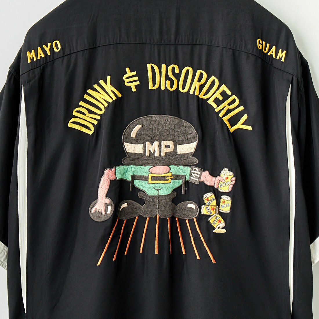 TAILOR TOYO [テーラートウヨウ] DRUNK & DISORDERLY ボウリングシャツ [TT39104] 119 BLACK