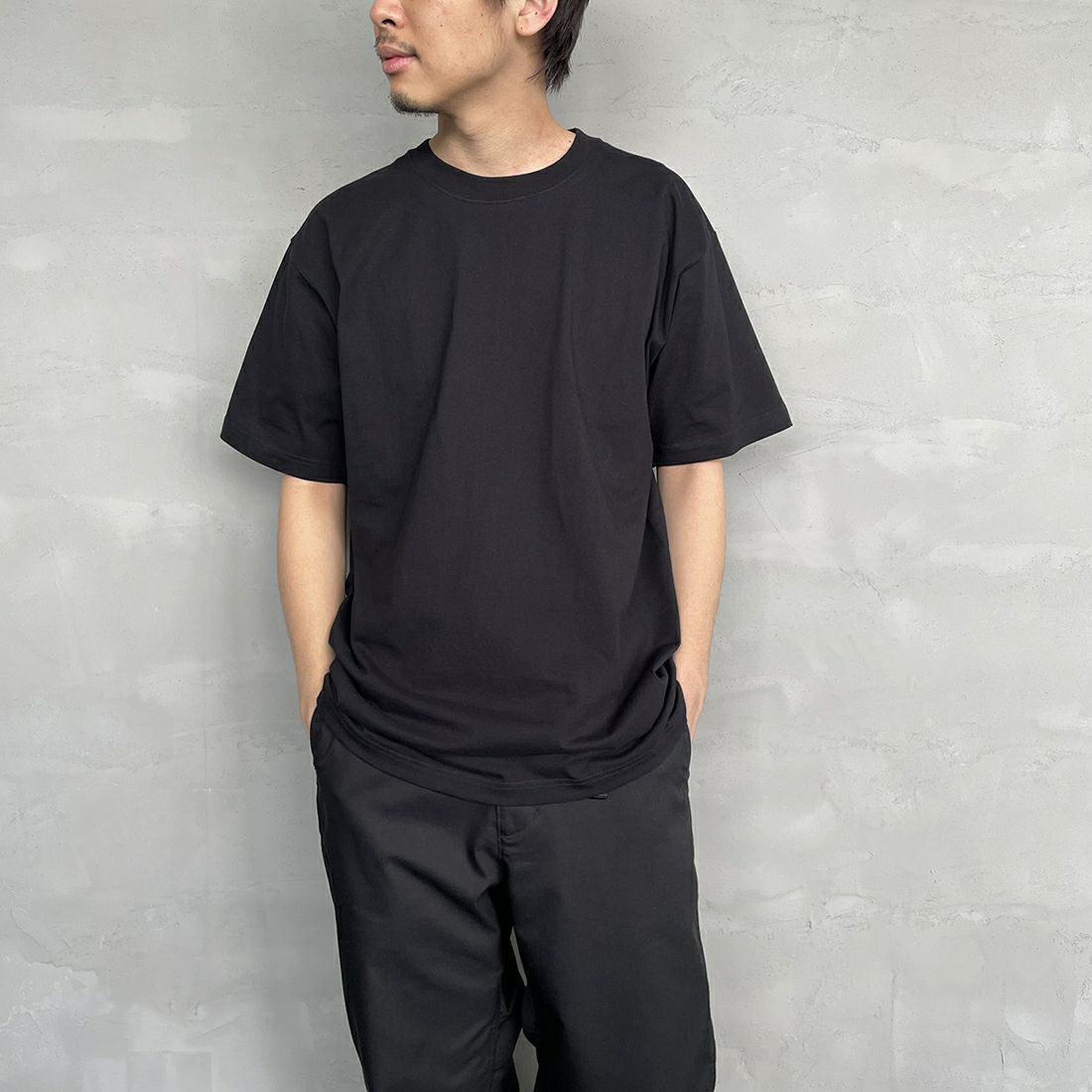 090 ﾌﾞﾗｯｸ&&モデル身長：173cm 着用サイズ：XL&&