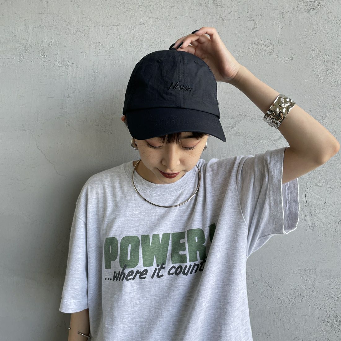 NANGA [ナンガ] ナイロンタッサーベースボールキャップ [NA2311-3B509] BLK