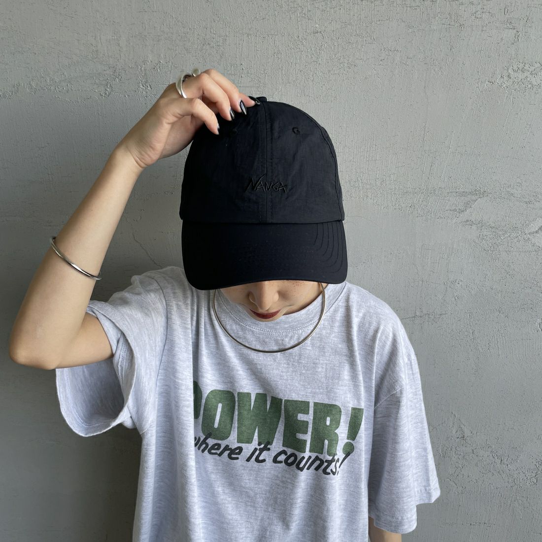 NANGA [ナンガ] ナイロンタッサーベースボールキャップ [NA2311-3B509] BLK