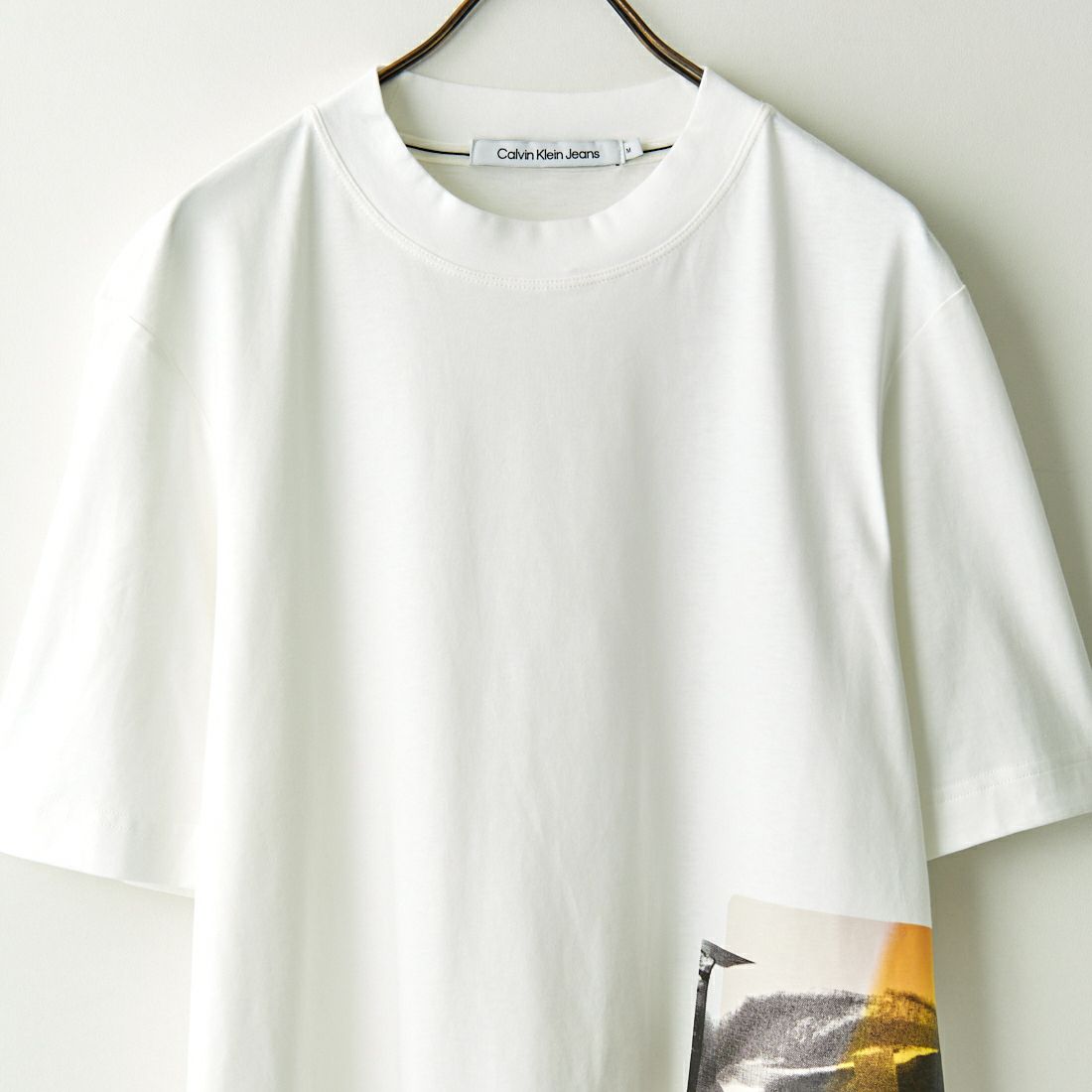Calvin Klein Jeans [カルバンクライン ジーンズ] マルチレイヤード フォトプリントTシャツ [J30J323521] YAF