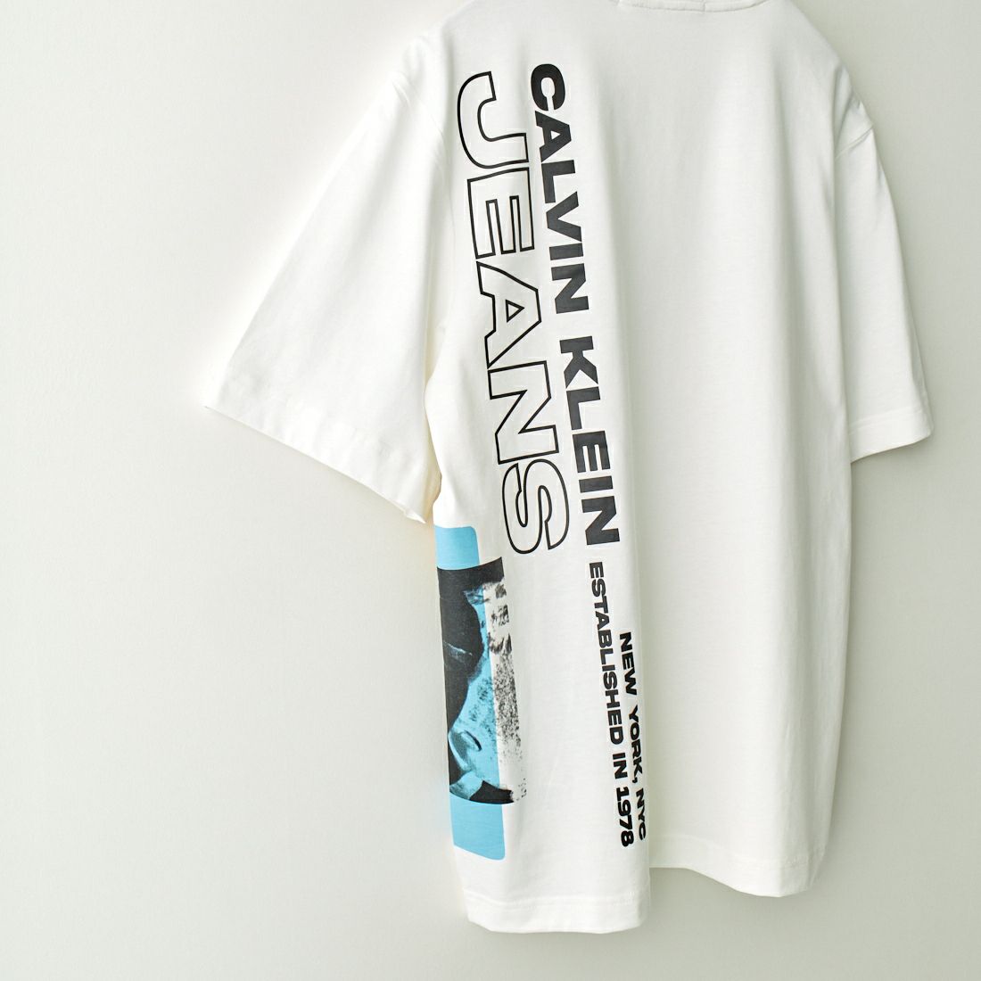 Calvin Klein Jeans [カルバンクライン ジーンズ] マルチレイヤード フォトプリントTシャツ [J30J323521] YAF