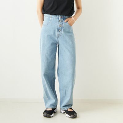 MM6 Maison Margiela [エムエムシックス メゾン マルジェラ] クロップドデニムパンツ [S52LA0212-S30589]