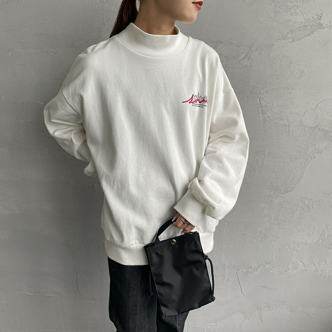 MANHATTAN PORTAGE [マンハッタンポーテージ] 別注 モックネックスウェット [23FW-MP-INL010-JF]