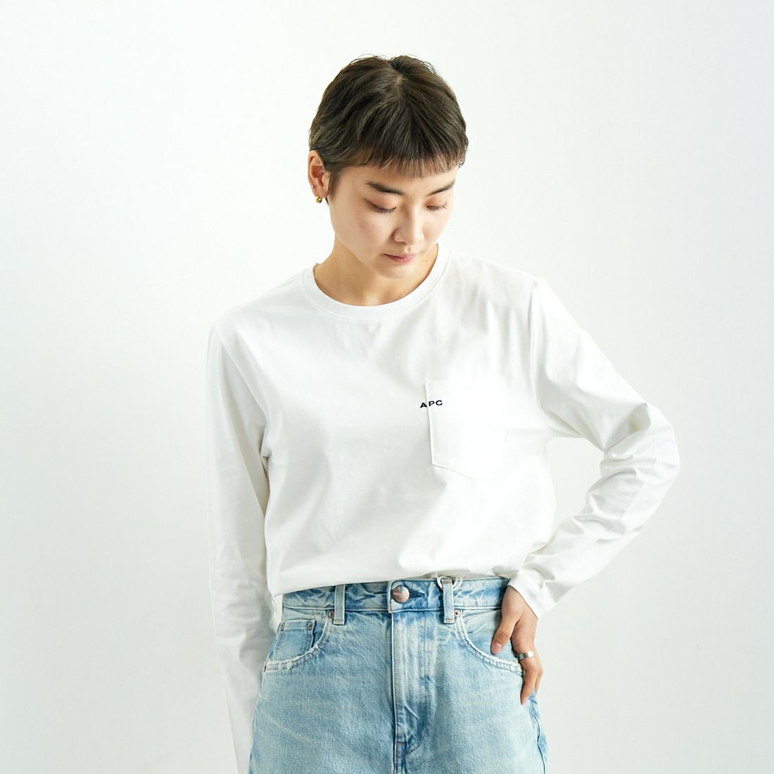 90 BLANC&&モデル身長：160cm 着用サイズ：XS&&