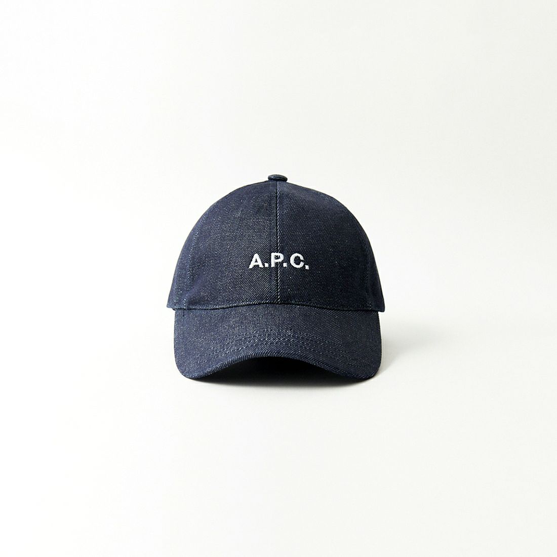 A.P.C. [アー・ペー・セー] ロゴ刺繍 デニムキャップ [CASQUETTE-CHARLIE]