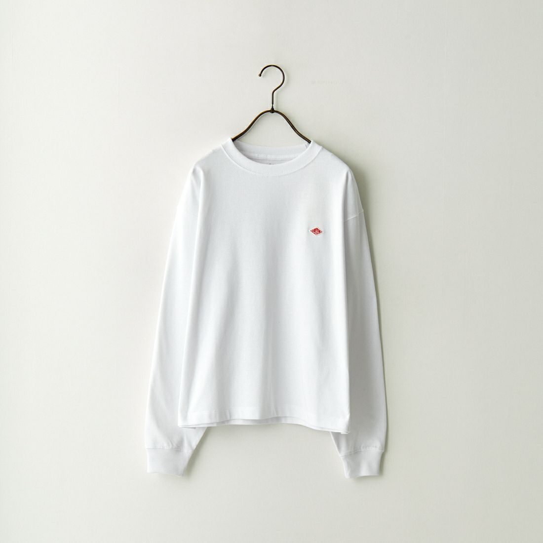 DANTON [ダントン] ロングスリーブTシャツ SOLID [DT-C0269TCB] WHITE