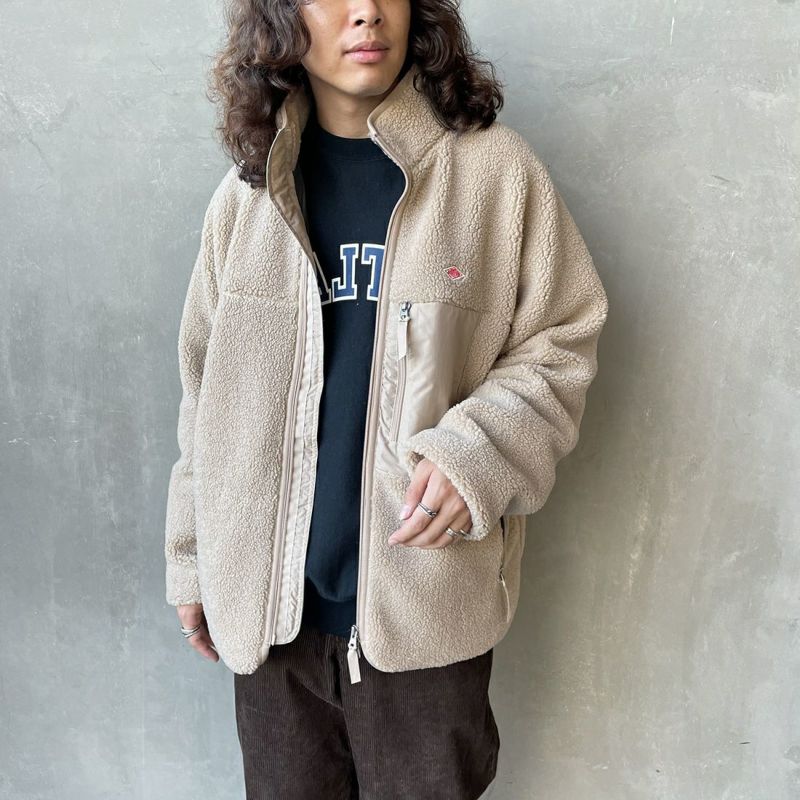 【予約商品】DANTON [ダントン] スタンドカラーボアジャケット [DT-A0195LBA]
