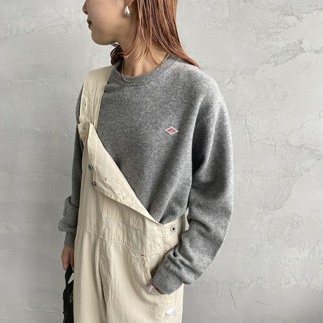 LT.GREY&&モデル身長：156cm 着用サイズ：36&&