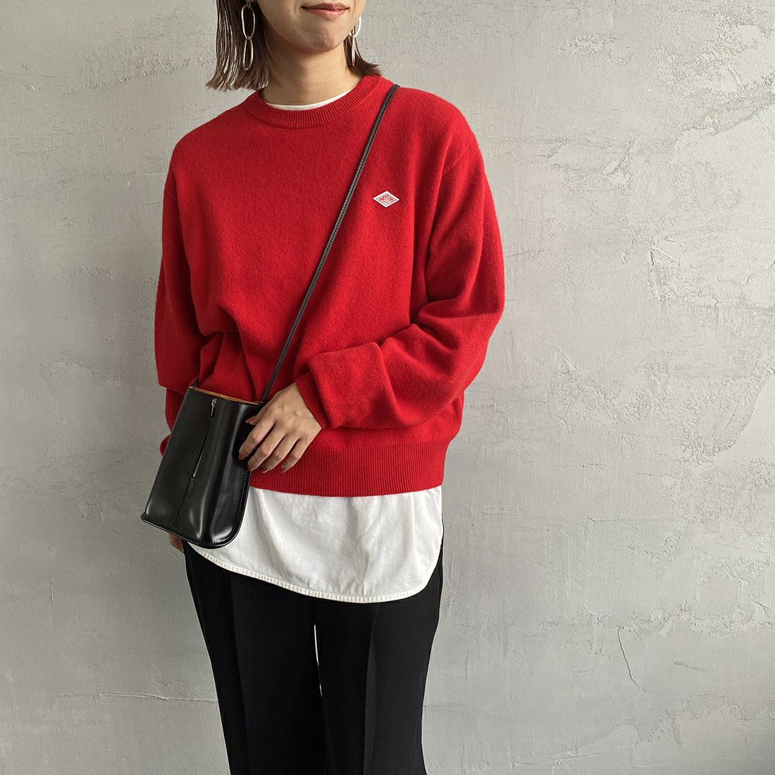 RED&&モデル身長：163cm 着用サイズ：36&&