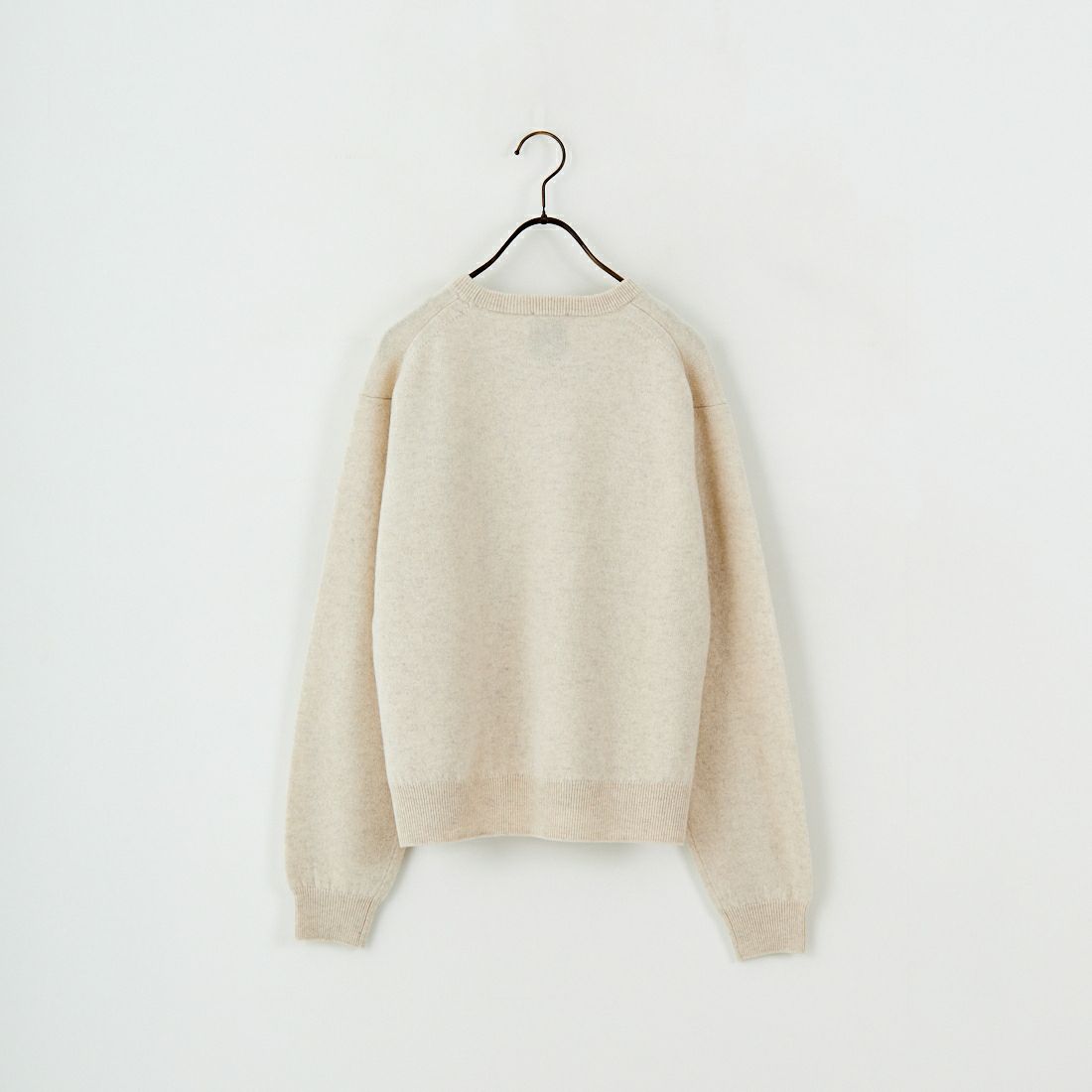 DANTON [ダントン] クルーネックプルオーバーニット [DT-D0027LMW] OATMEAL