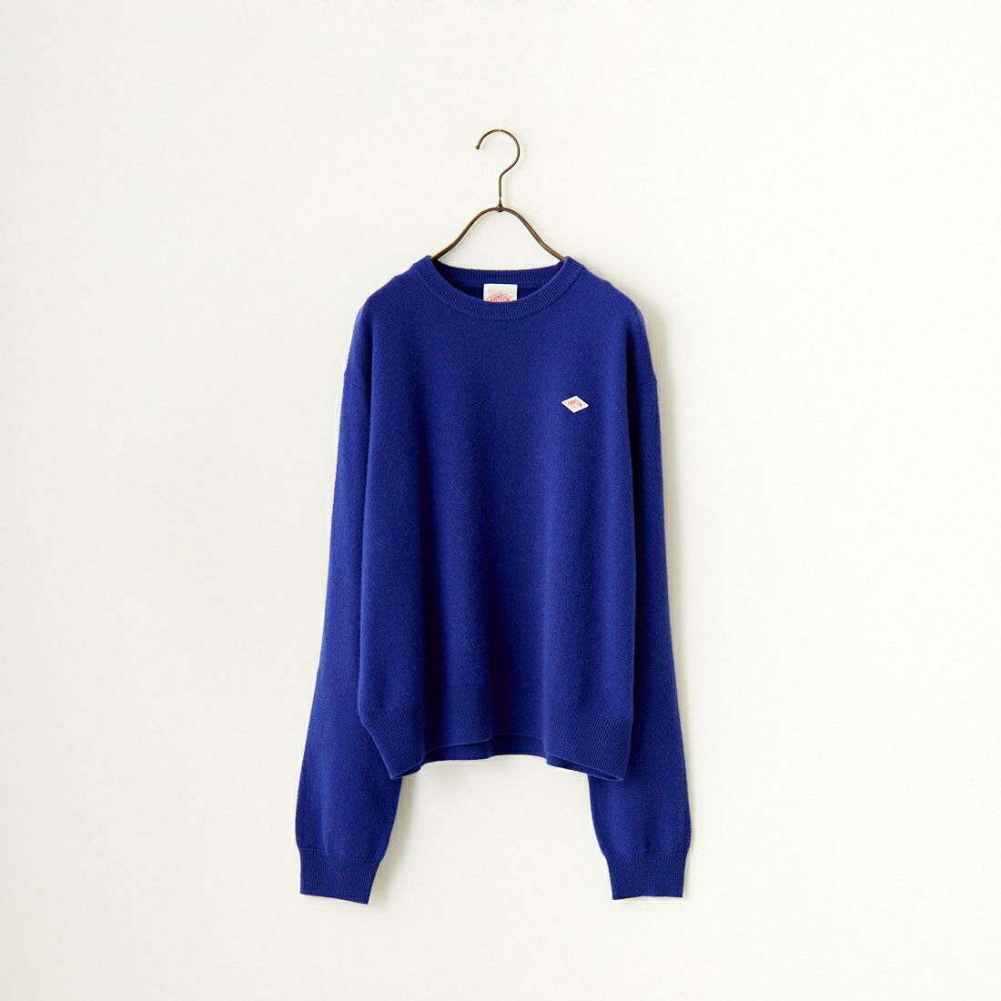DANTON [ダントン] クルーネックプルオーバーニット [DT-D0027LMW] BLUE