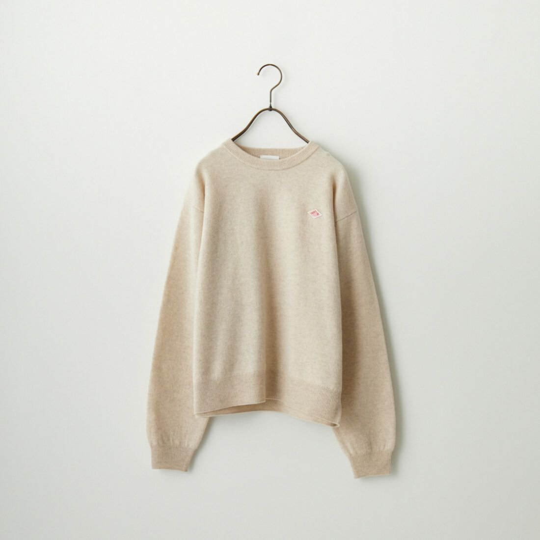 DANTON [ダントン] クルーネックプルオーバーニット [DT-D0027LMW] OATMEAL