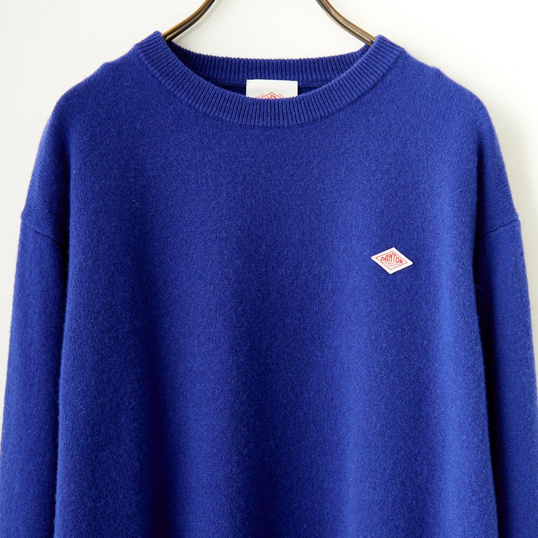 DANTON [ダントン] クルーネックプルオーバーニット [DT-D0027LMW] BLUE