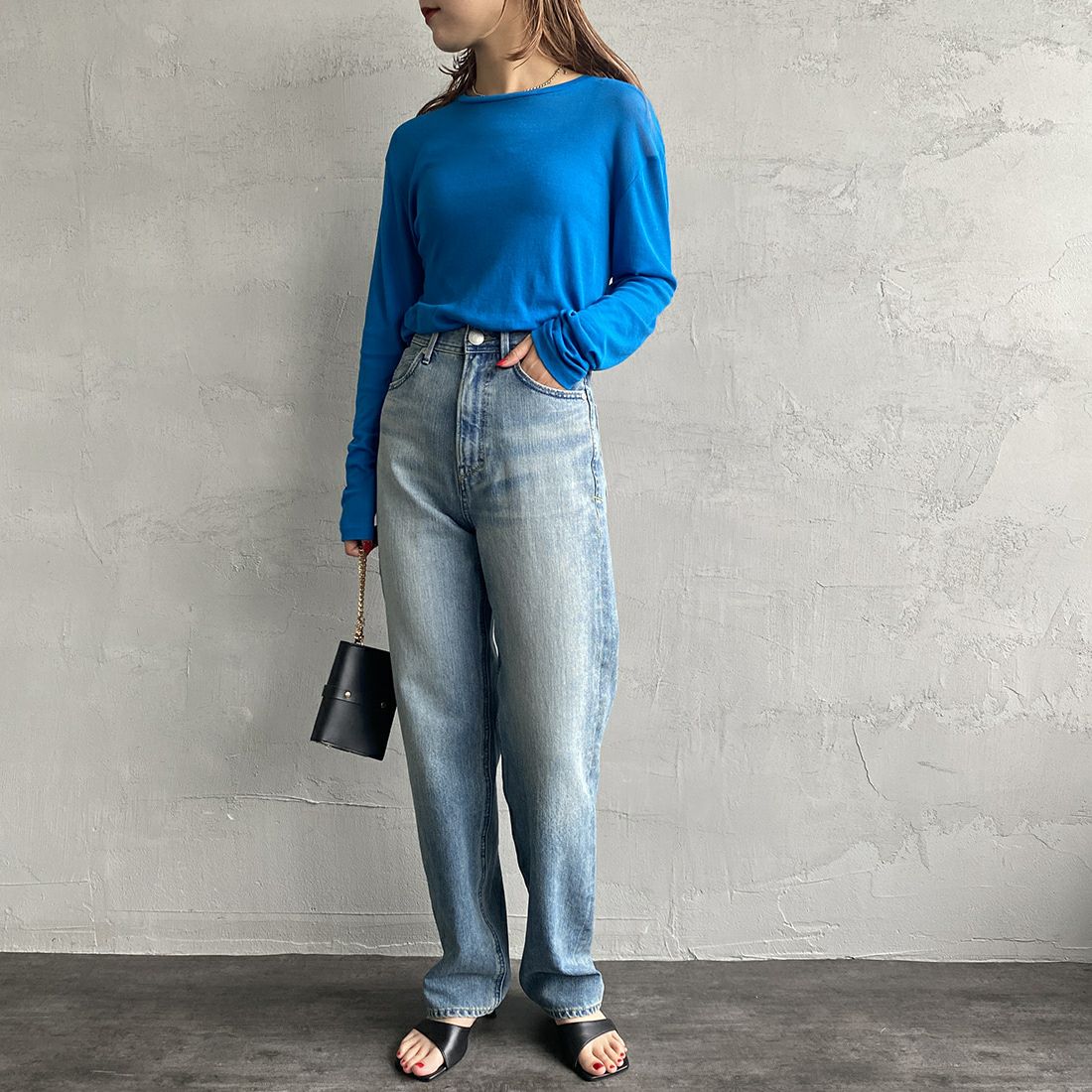 試着のみ】ヤヌーク YANUK レア ボーイズストレート LEA 完売品  