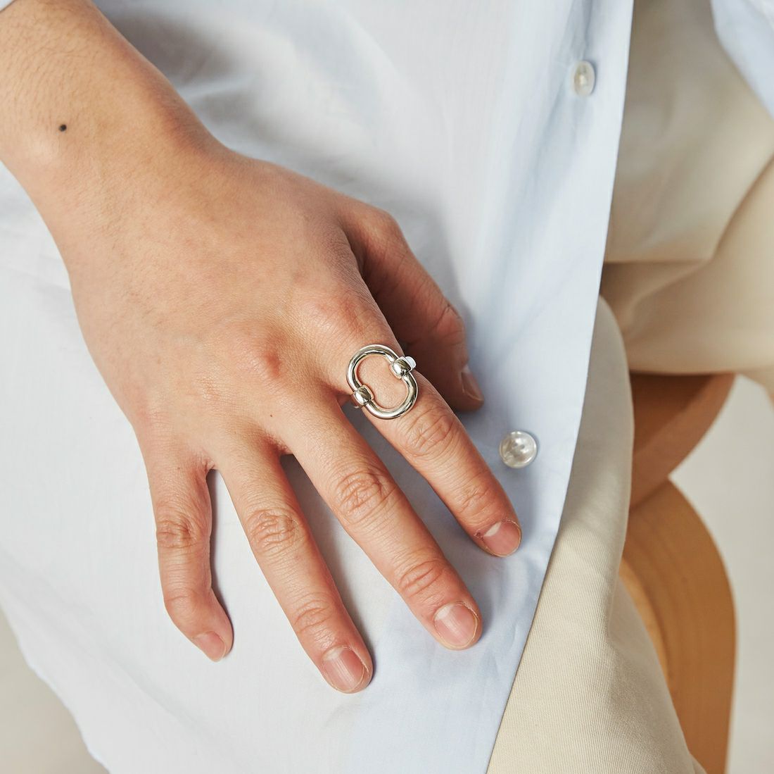 XOLO JEWELRY [ショロジュエリー] スクエアフォームリング [XOR057] SILVER