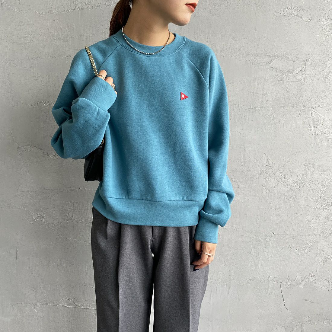 Health knit [ヘルスニット] 別注 ショート丈 クラシックラグラン