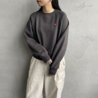 Health knit [ヘルスニット] 別注 ショート丈 クラシックラグランスリーブスウェット [H2202W002IN-JF]