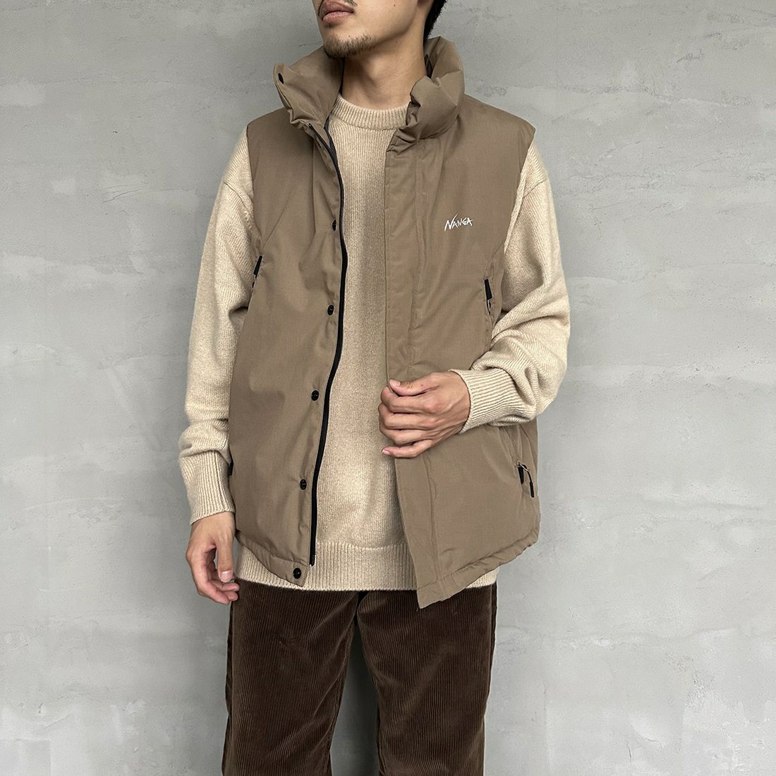 BEIGE&&モデル身長：168cm 着用サイズ：L&&