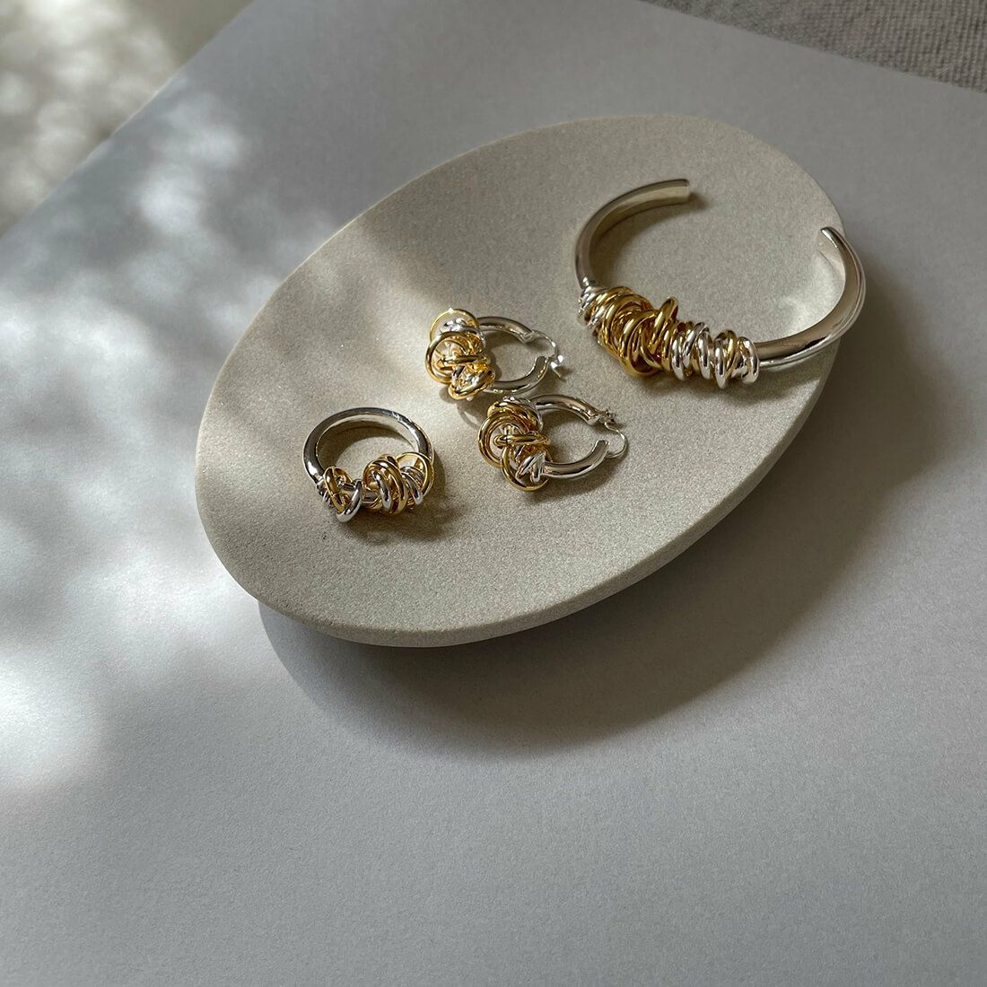 LAPUIS [ラピュイ] Coil Aroundリング [214-220115] MULTI