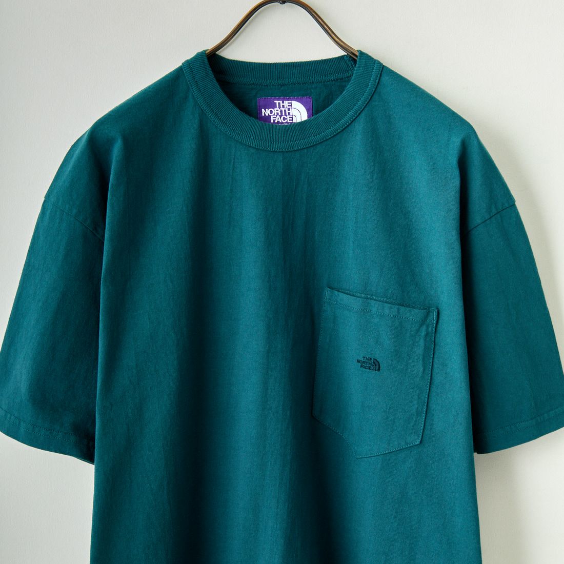THE NORTH FACE PURPLE LABEL [ザ ノースフェイス パープルレーベル] 7OZ ポケットTシャツ [NT3366N] BG BOTTLE