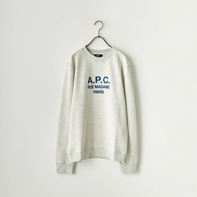 A.P.C. [アー・ペー・セー] ロゴ刺繍 スウェット [SWEAT-RUFUS]｜ジーンズファクトリー公式通販サイト - JEANS  FACTORY Online Shop