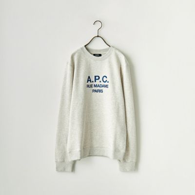 A.P.C. [アー・ペー・セー] ロゴ刺繍 ロングスリーブTシャツ [PETITE