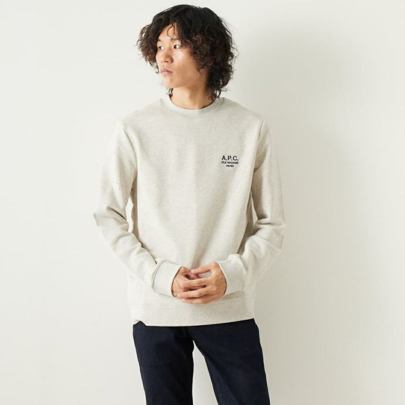 A.P.C. [アー・ペー・セー] ロゴ刺繍 スウェット [SWEAT-RIDER]