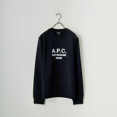 A.P.C. [アー・ペー・セー] ロゴ刺繍 スウェット [SWEAT-RIDER