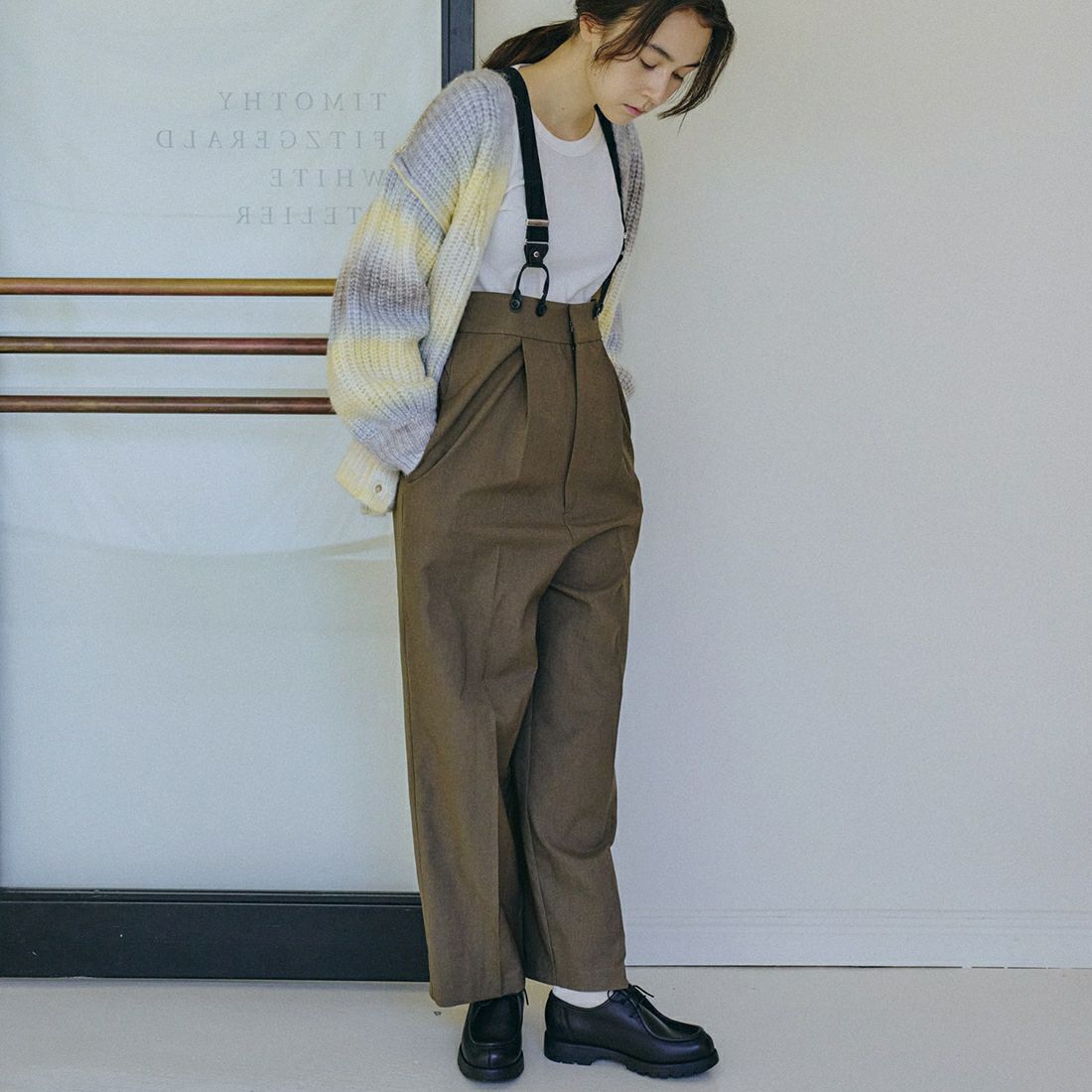35 ﾓｶ&&モデル身長：168cm　着用サイズ：F&&
