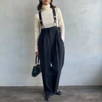 04 ﾌﾞﾗｯｸ&&モデル身長：163cm　着用サイズ：F&&