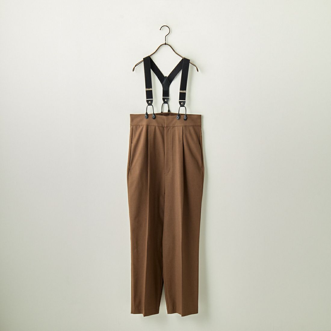 Jeans Factory Clothes [ジーンズファクトリークローズ] ハイウエストサスペンダーパンツ [219052] 35 ﾓｶ