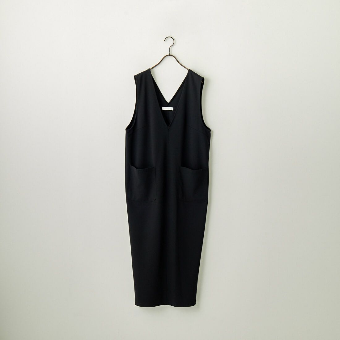 Jeans Factory Clothes [ジーンズファクトリークローズ] Vネックワンピース [219074] 04 ﾌﾞﾗｯｸ