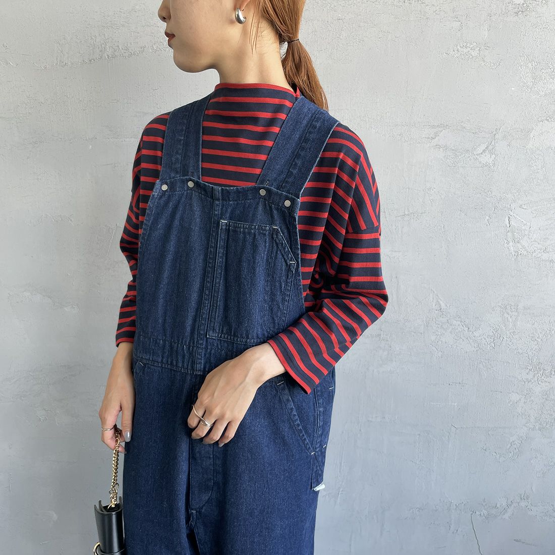 NAVY/RED&&モデル身長：156cm　着用サイズ：1&&