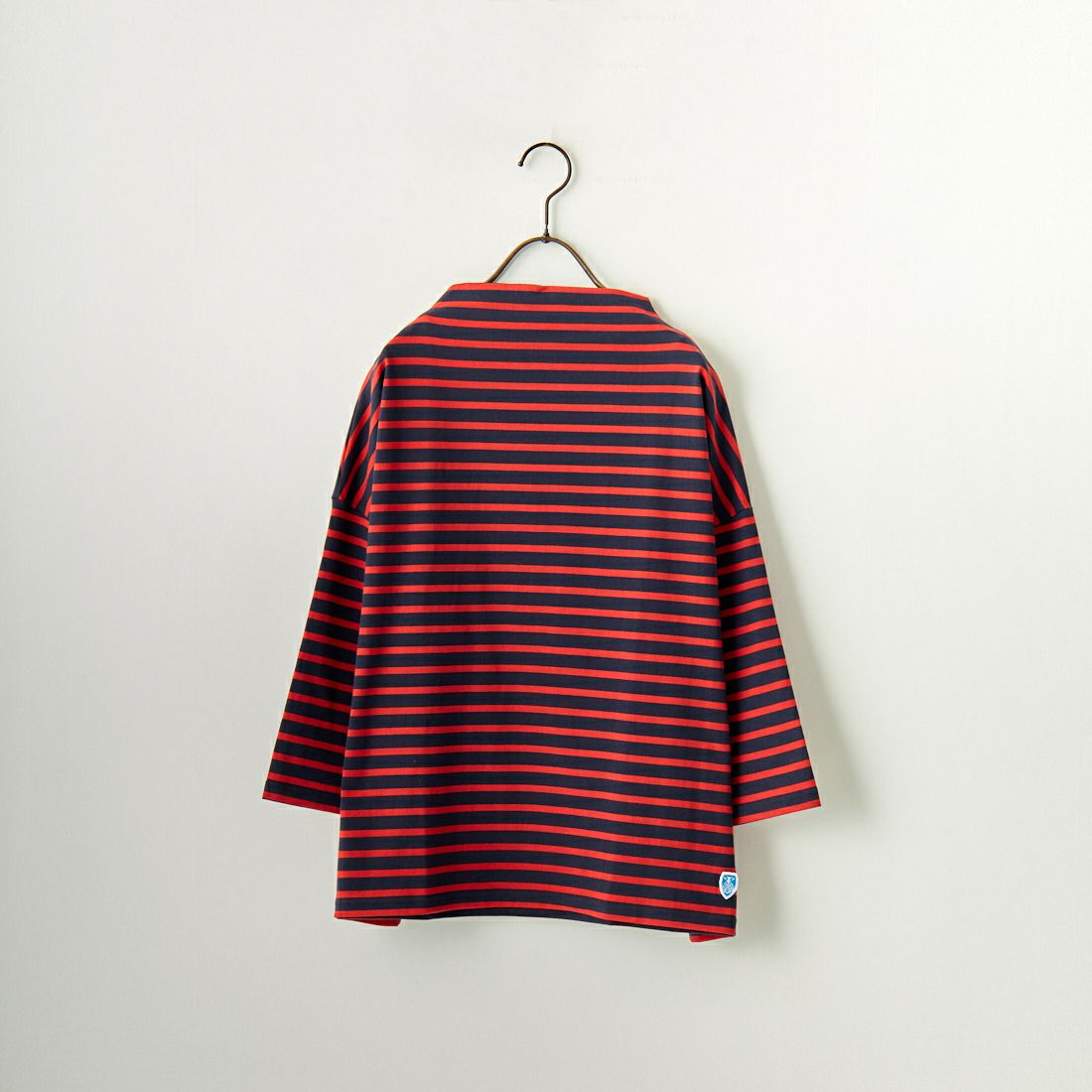 ORCIVAL [オーシバル] モックネックボーダーTシャツ [OR-C0138BFJ] NAVY/RED
