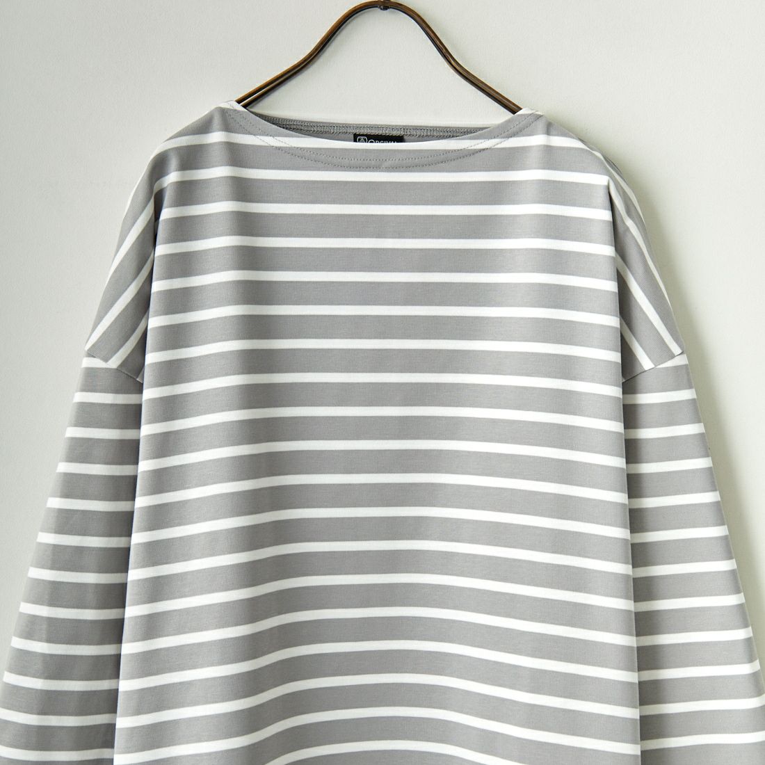 ORCIVAL [オーシバル] ワイドボートネックプルオーバー [OR-C0223MER] GREY/WHITE