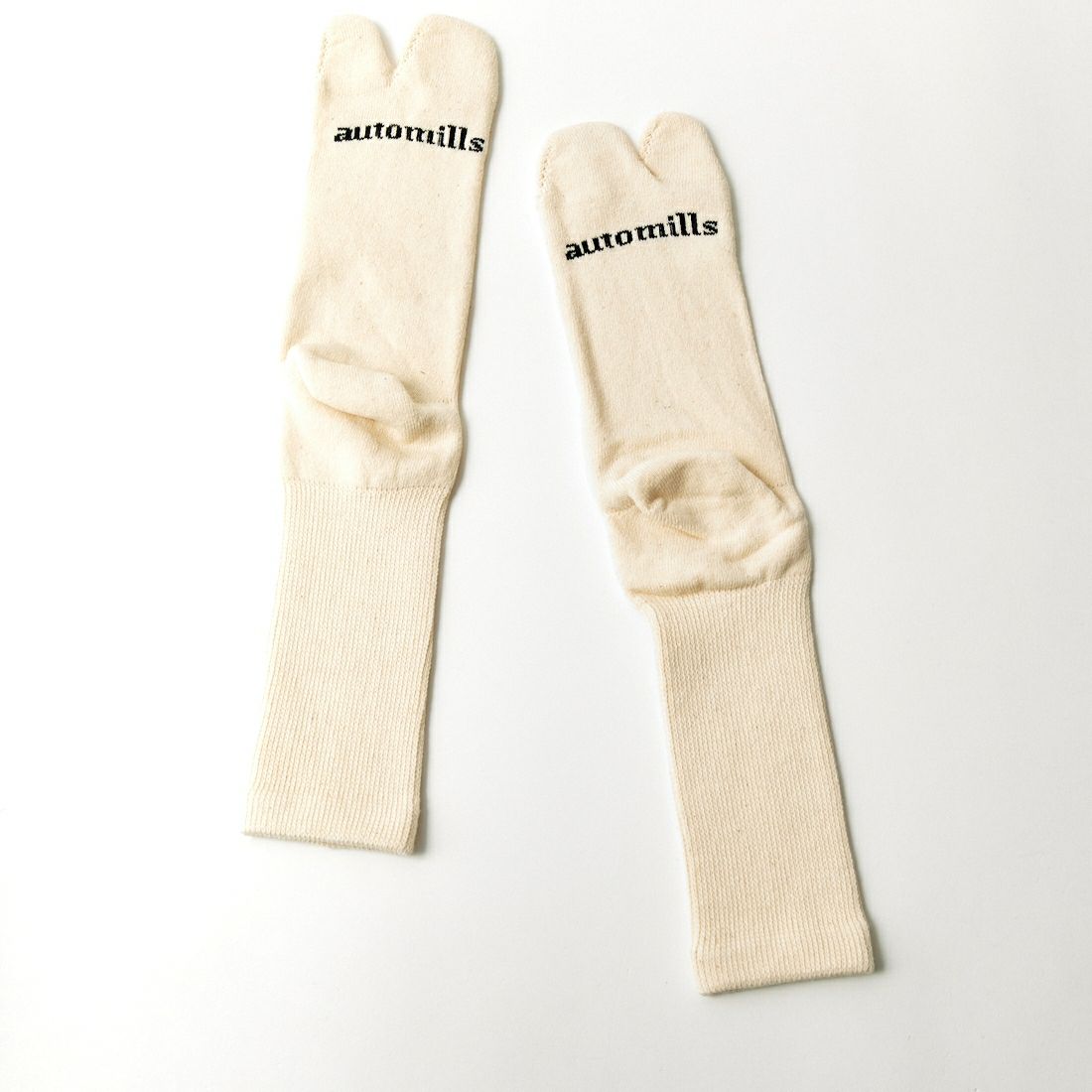 automills [オートミルズ] オーガニックコットン タビタイプソックス [AM-SO0001] O.WHITE