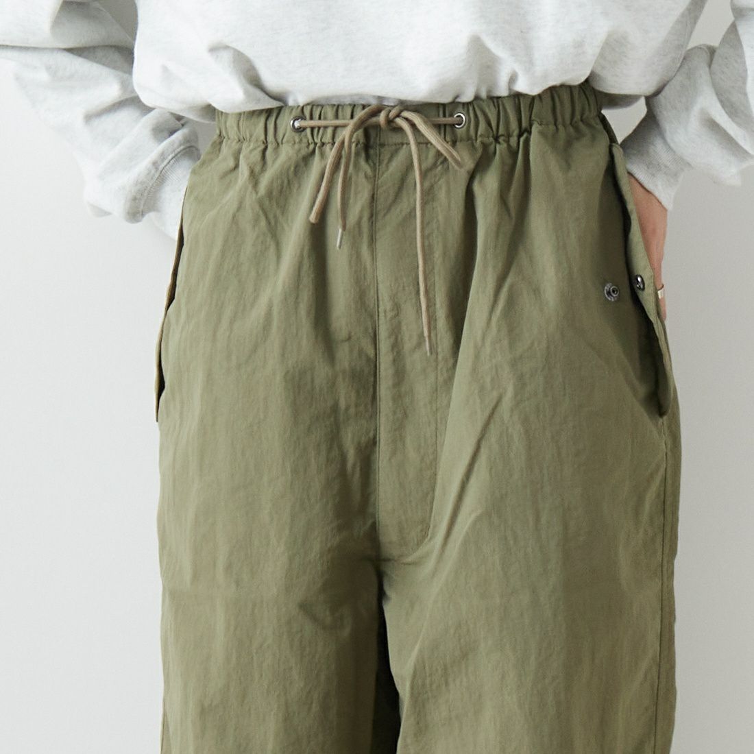 ALLUMER [アリュメール] ミリタリーパラシュートパンツ [8154661] 430 KHAKI