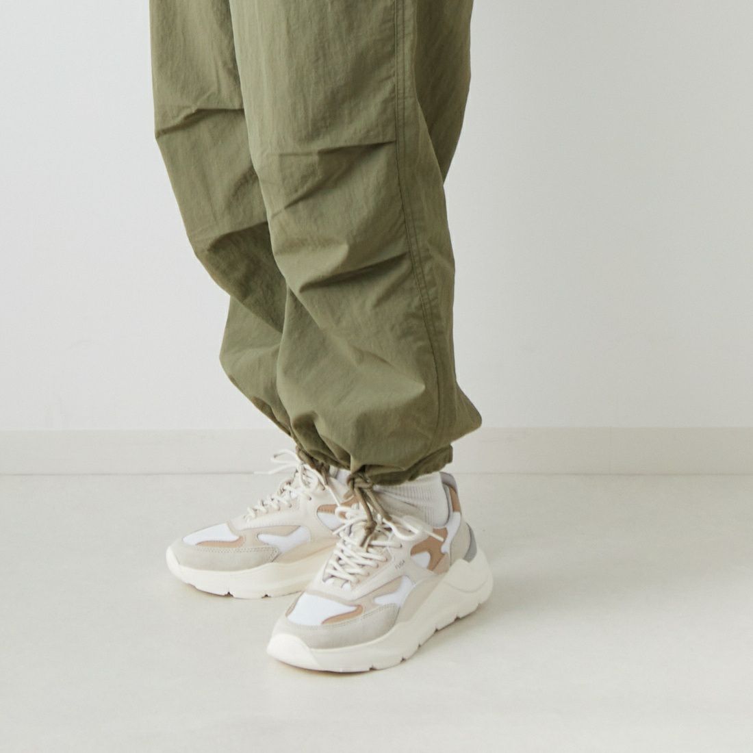 ALLUMER [アリュメール] ミリタリーパラシュートパンツ [8154661] 430 KHAKI