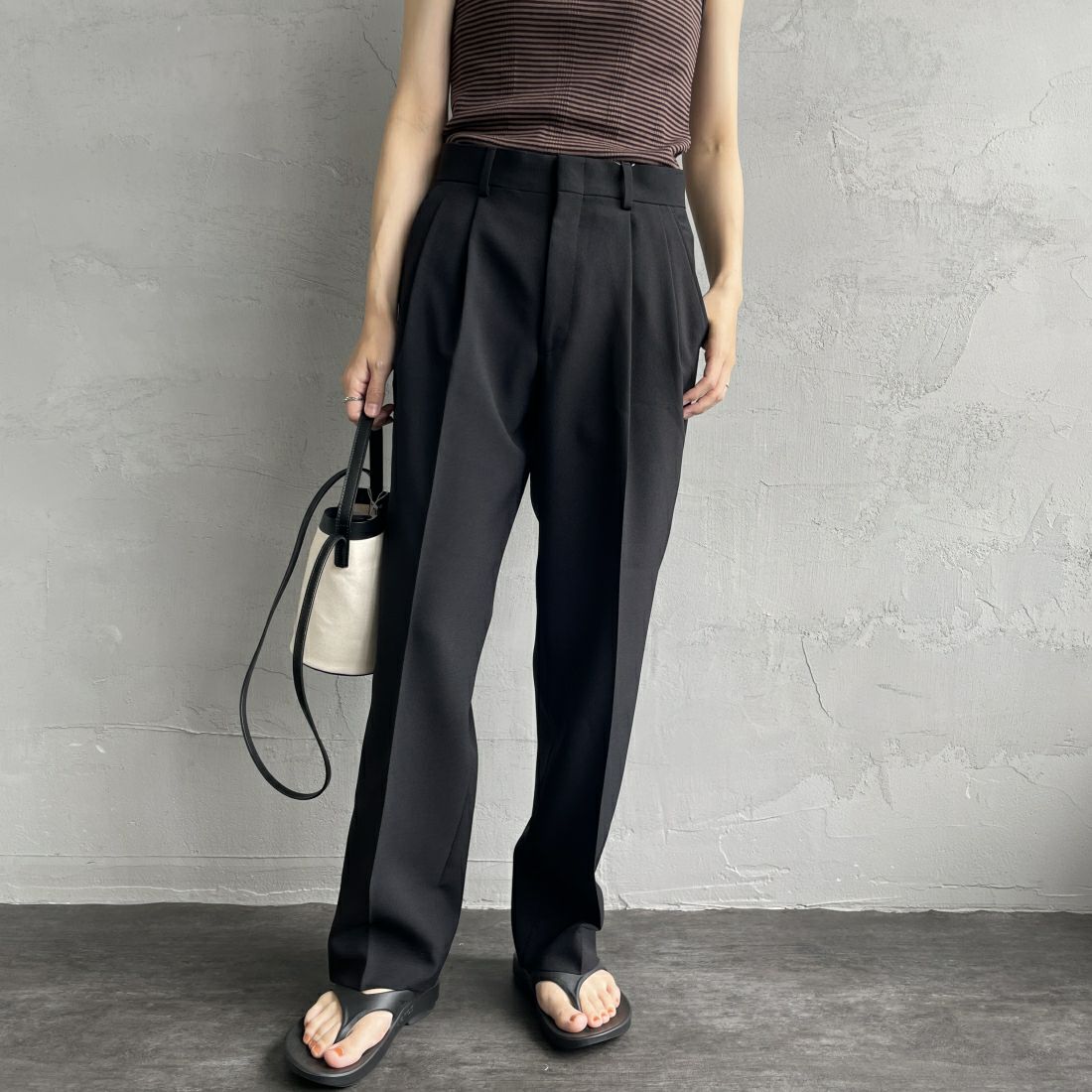 07 BLACK&&モデル身長：160cm 着用サイズ：PO&&