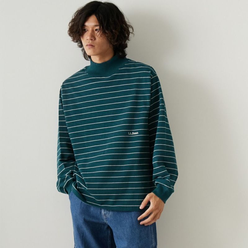 L.L.BEAN [エルエルビーン] UNION STRIPED モックネック