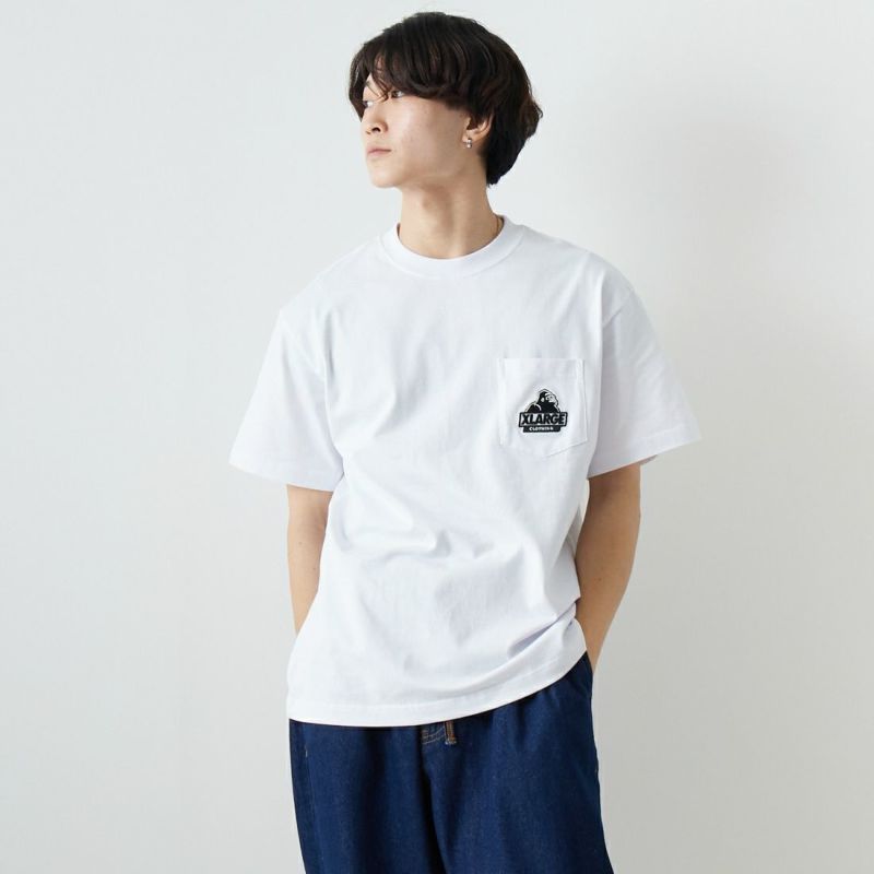 XLARGE [エクストララージ] SLANTED OG 半袖ポケットTシャツ [101233011015]