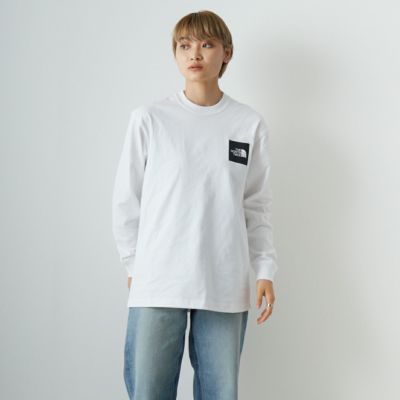 メンズTHE NORTH FACE 長袖Tシャツ ロンT アイボリー M - Tシャツ